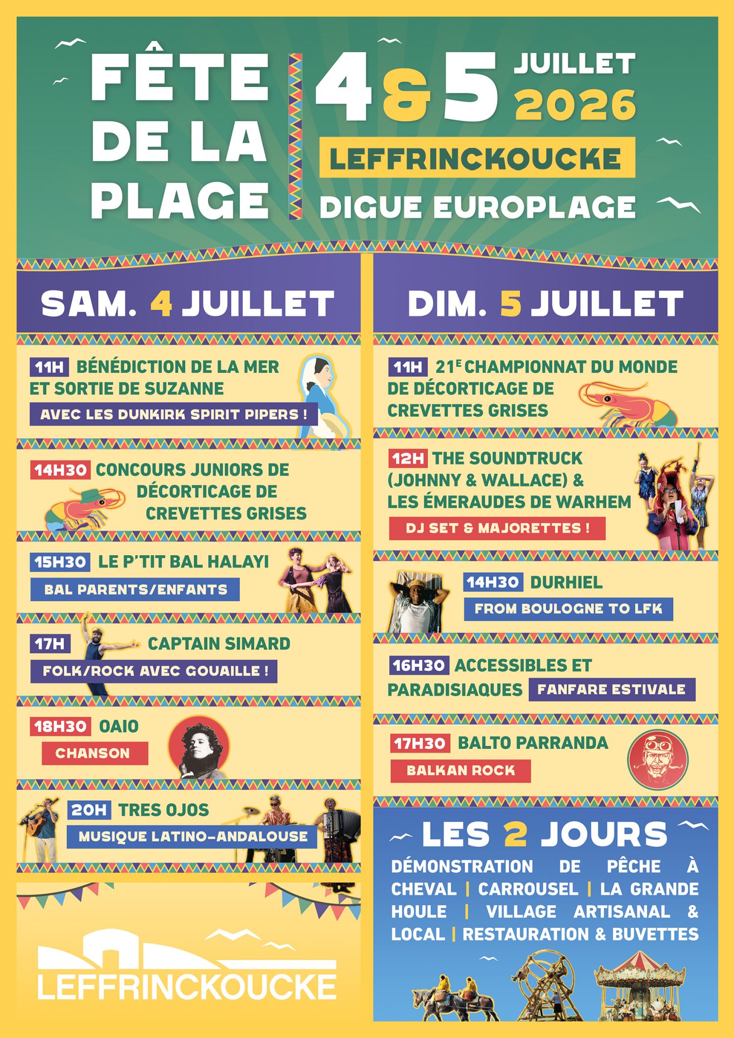 Fête de la plage leffrinckoucke 