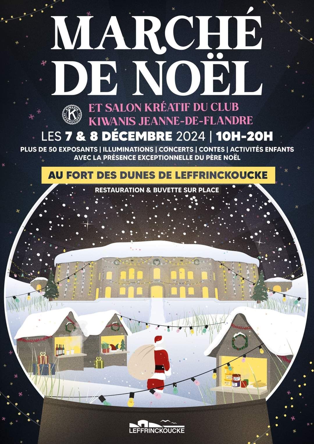 Marché de Noël du fort des dunes Leffrinckoucke 