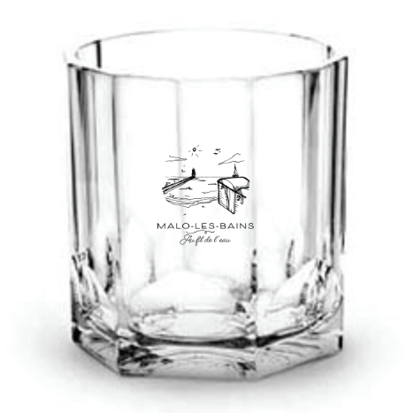 Verre effet cristal MALO LES BAINS