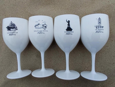 Lot de 4 verres à vin Collection Dunkerque 25cl